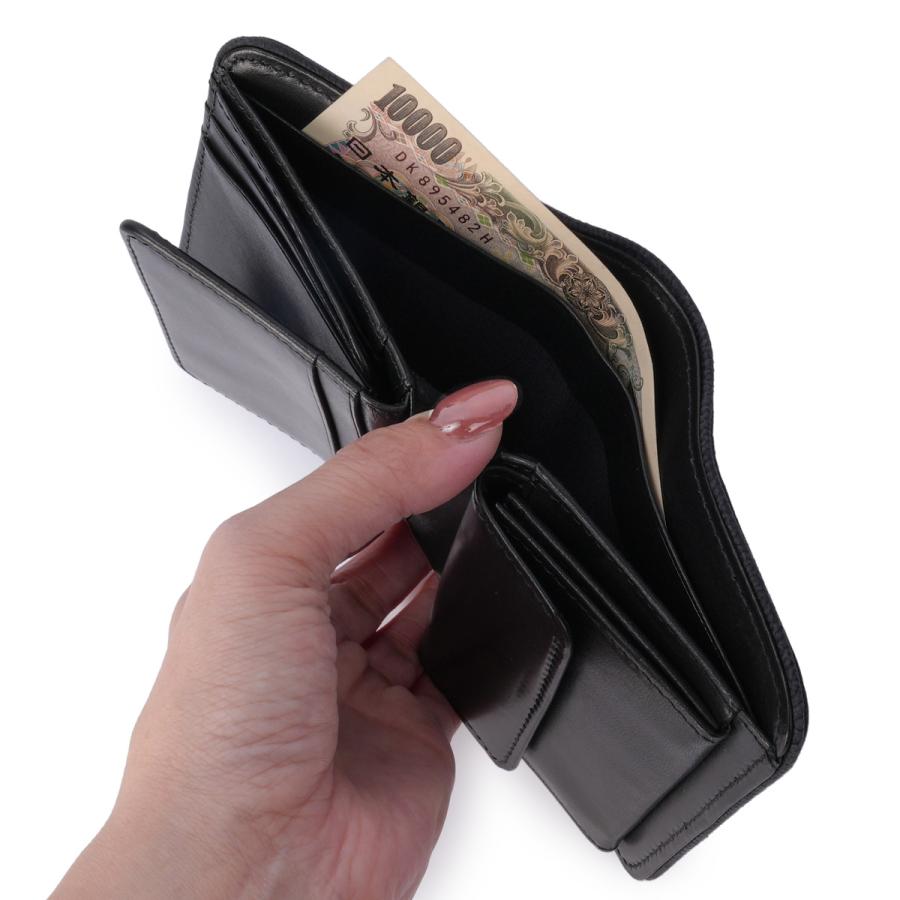 最大51% 8/30限定 A_W 二つ折り財布 ミニ財布 メンズ レディース レザー 本革 小さい財布 コンパクトウォレット アウ ワックスドエルク A_W Waxed Elk AP-019 | A_W | 14