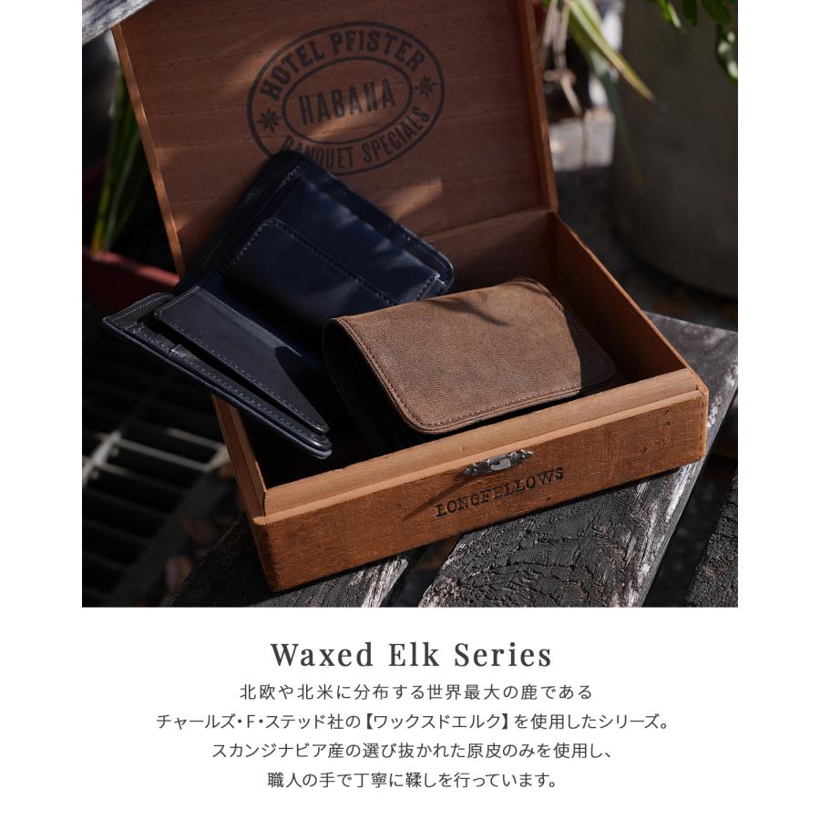 最大51% 8/9限定 A_W 二つ折り財布 ミニ財布 メンズ レディース レザー 本革 小さい財布 コンパクトウォレット アウ ワックスドエルク A_W Waxed Elk AP-019 | A_W | 03