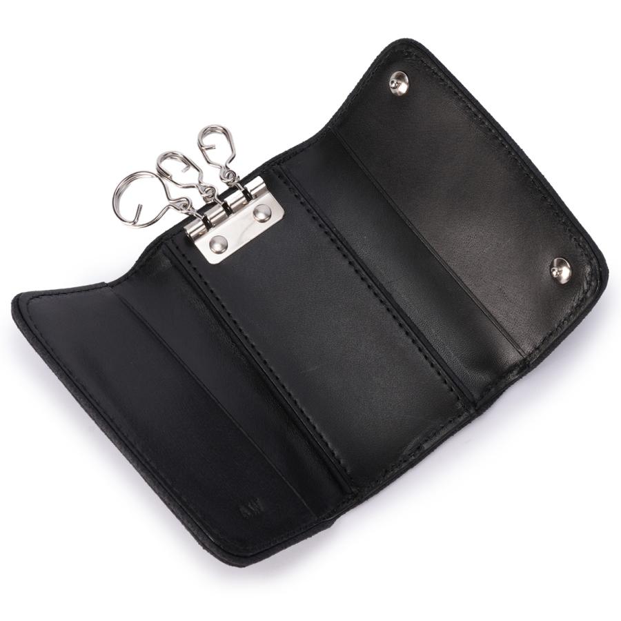 A_W キーケース メンズ レディース ブランド レザー 本革 軽量 3連 アウ ワックスドエルク Waxed Elk KEY CASE AP-023 | A_W | 11