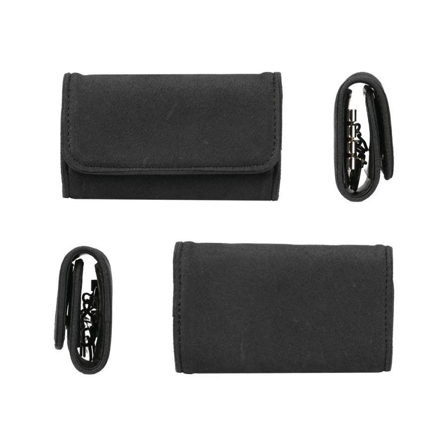 最大50% 4/25限定 A_W キーケース メンズ レディース ブランド レザー 本革 軽量 3連 アウ ワックスドエルク Waxed Elk KEY CASE AP-023 | A_W | 06