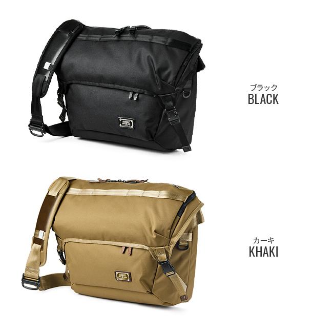 とん吉　as2ov DOBBY 305D メッセンジャーバッグ CORDURA DOBBY 305D MESSENGER BAG/KHAKIコーデュラドビー305D