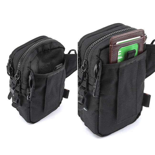 AS2OV/アッソブ」コーデュラドビー305D ウォレットショルダー　カーキ CORDURA DOBBY 305D ウォレットショルダーバッグ(リュック・ボディ