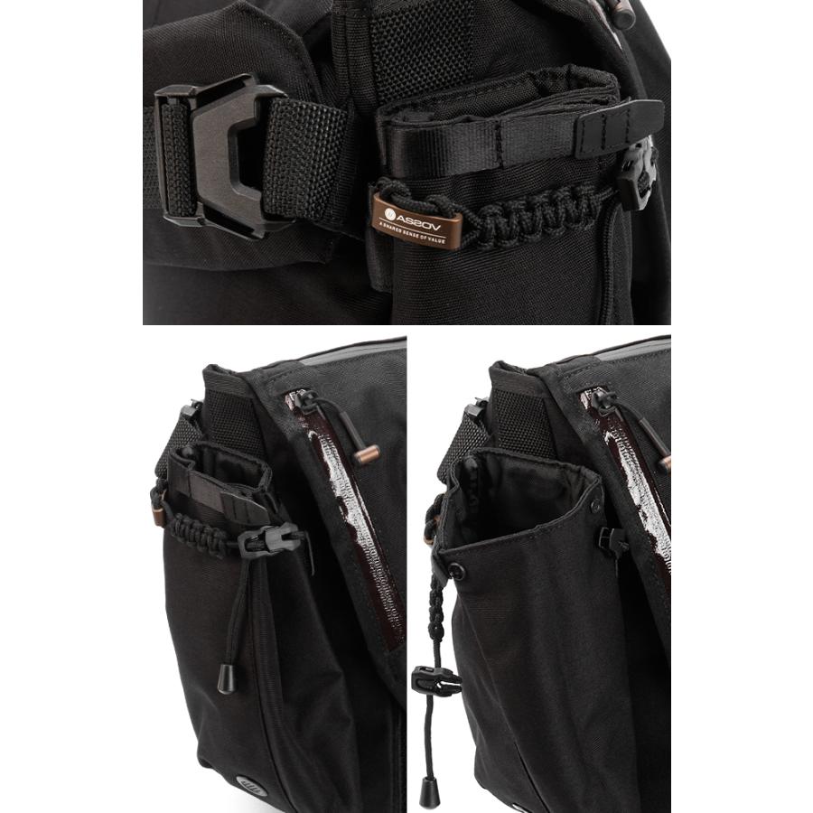 バッグ ASSOV CORDURA STANDARD SERIES MESSENGER 330×1100D CORDURA STANDARD SERIES MESSENGER / BLACK