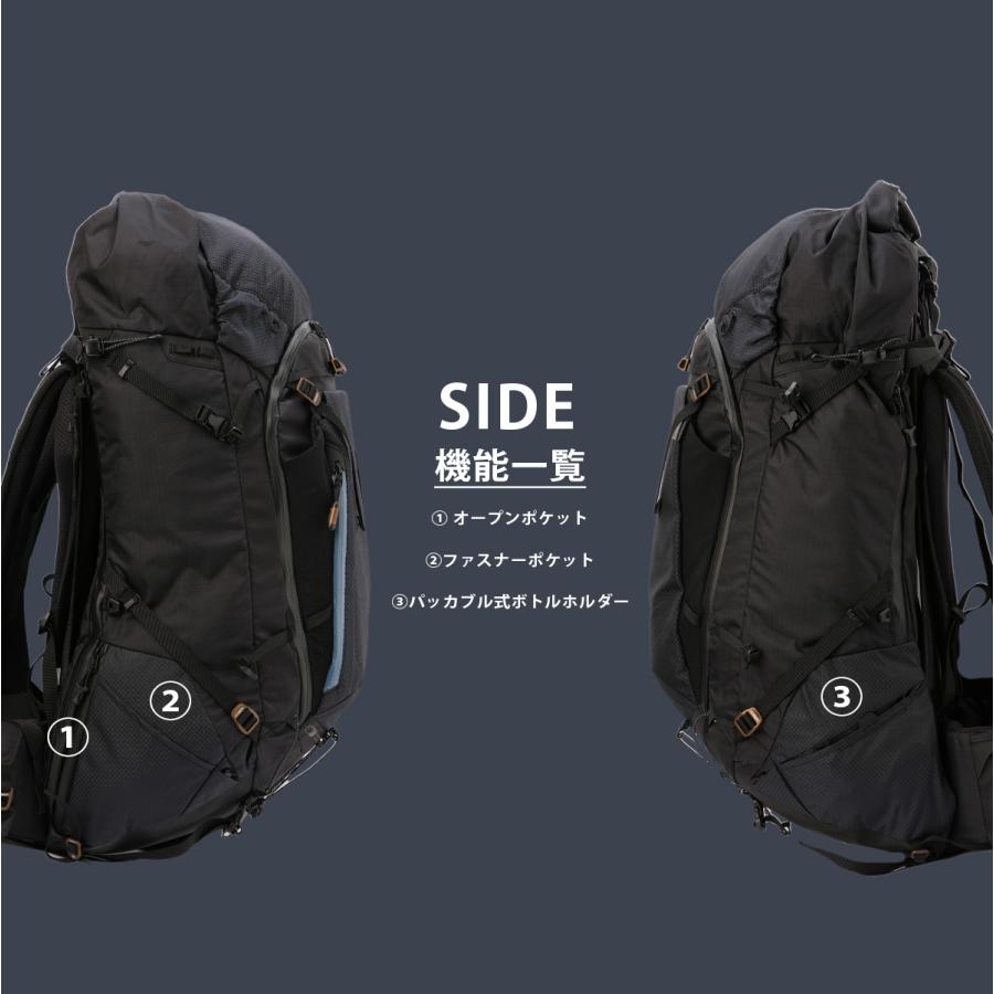 最大45% 6/1まで アッソブ エピック リュック バックパック メンズ 大きめ 大容量 防水 65L AS2OV EPIC 602400の画像