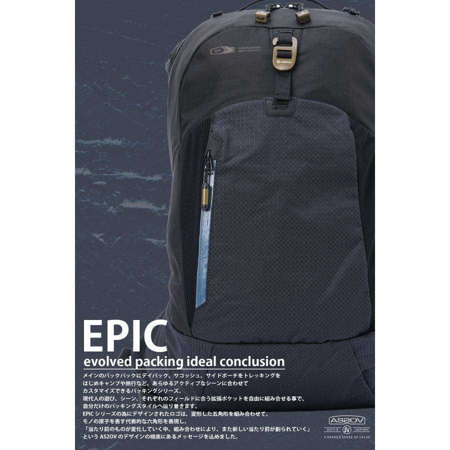 AS2OV（アッソブ） エピック リュック メンズ ミニ 小さめ 防水 A4 10L
