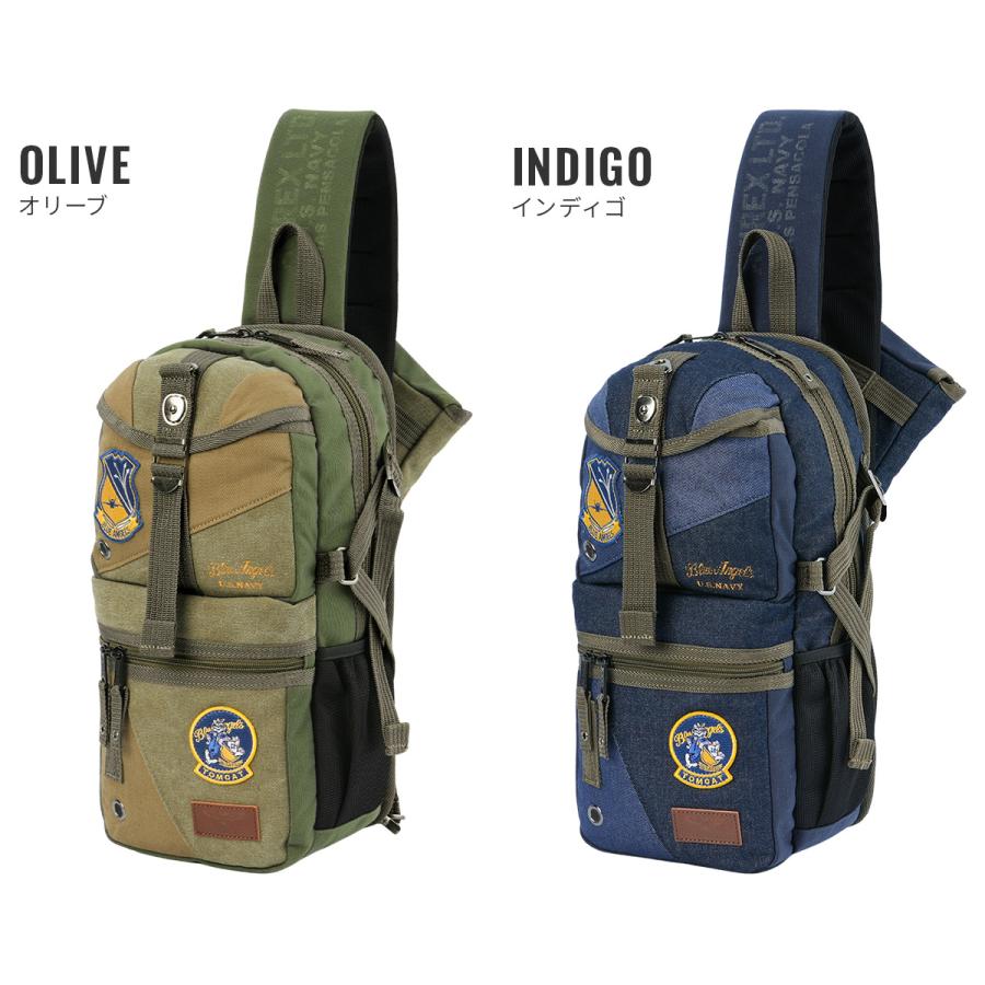 最大44% 3/1まで アヴィレックス ボディバッグ ワンショルダーバッグ メンズ ブランド 軽量 ミリタリー イーグル トップガン2 AVIREX AVX305K 在庫限り | AVIREX | 04