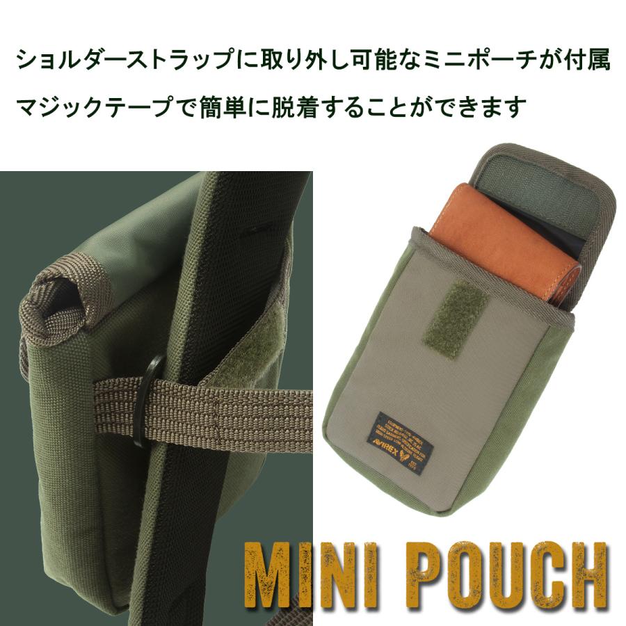 最大55% 2/1まで アヴィレックス イーグル ボディバッグ メンズ 大きめ 大容量 AVIREX EAGLE AVX305M 24FW 在庫限り | AVIREX | 14