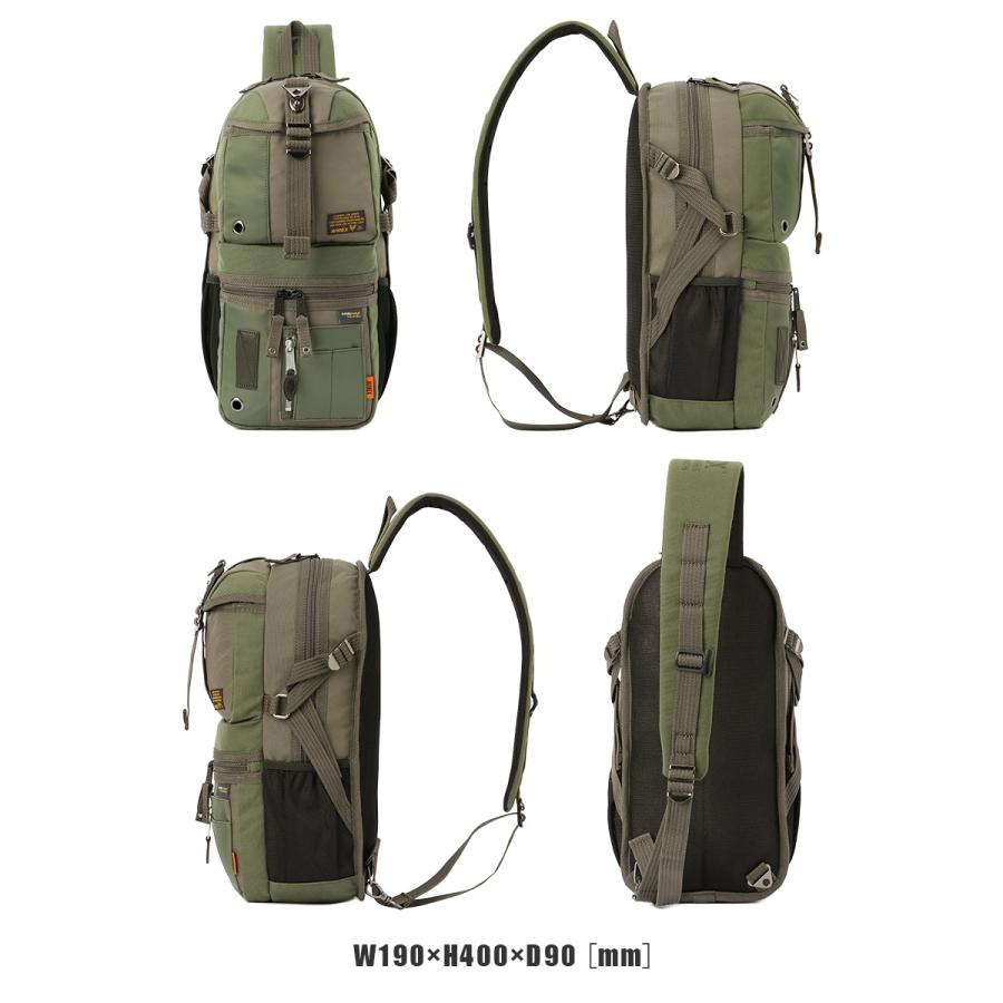 最大55% 2/1まで アヴィレックス イーグル ボディバッグ メンズ 大きめ 大容量 AVIREX EAGLE AVX305M 24FW 在庫限り | AVIREX | 04