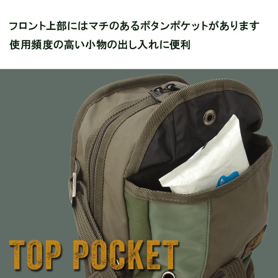 最大41% 9/6限定 アヴィレックス イーグル ボディバッグ メンズ 大きめ 大容量 AVIREX EAGLE AVX305M 24FW 在庫限り | AVIREX | 09