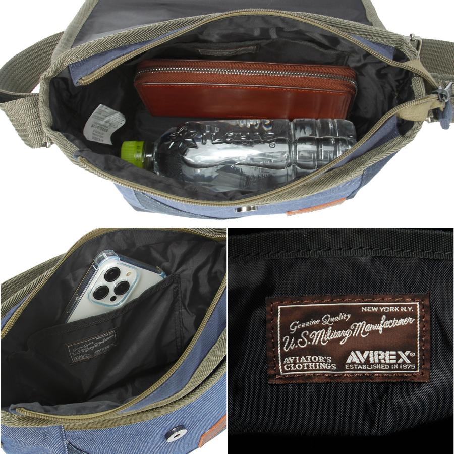 最大51% 2/3限定 アヴィレックス ショルダーバッグ メンズ ブランド 軽量 横型 斜めがけ B5 ミリタリー イーグル トップガン2 AVIREX AVX3520K 在庫限り | AVIREX | 09