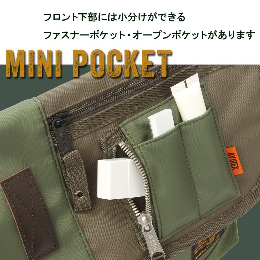 アヴィレックス イーグル ショルダーバッグ メンズ ミリタリー AVIREX EAGLE AVX3520M 24FW 在庫限り | AVIREX | 12