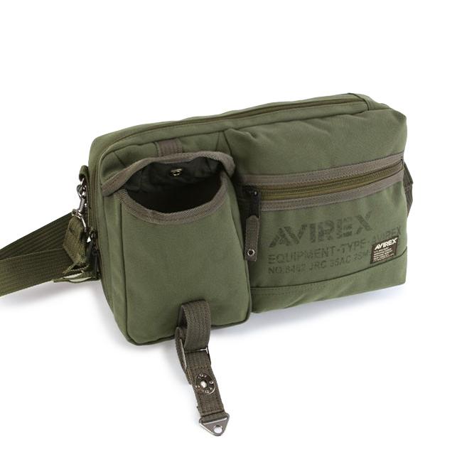 最大44% 3/22まで アヴィレックス ボディバッグ メンズ ブランド 大容量 軽量 撥水 ワンショルダーバッグ ミリタリー 2WAY B5 イーグル AVIREX EAGLE AVX3522 | AVIREX | 09