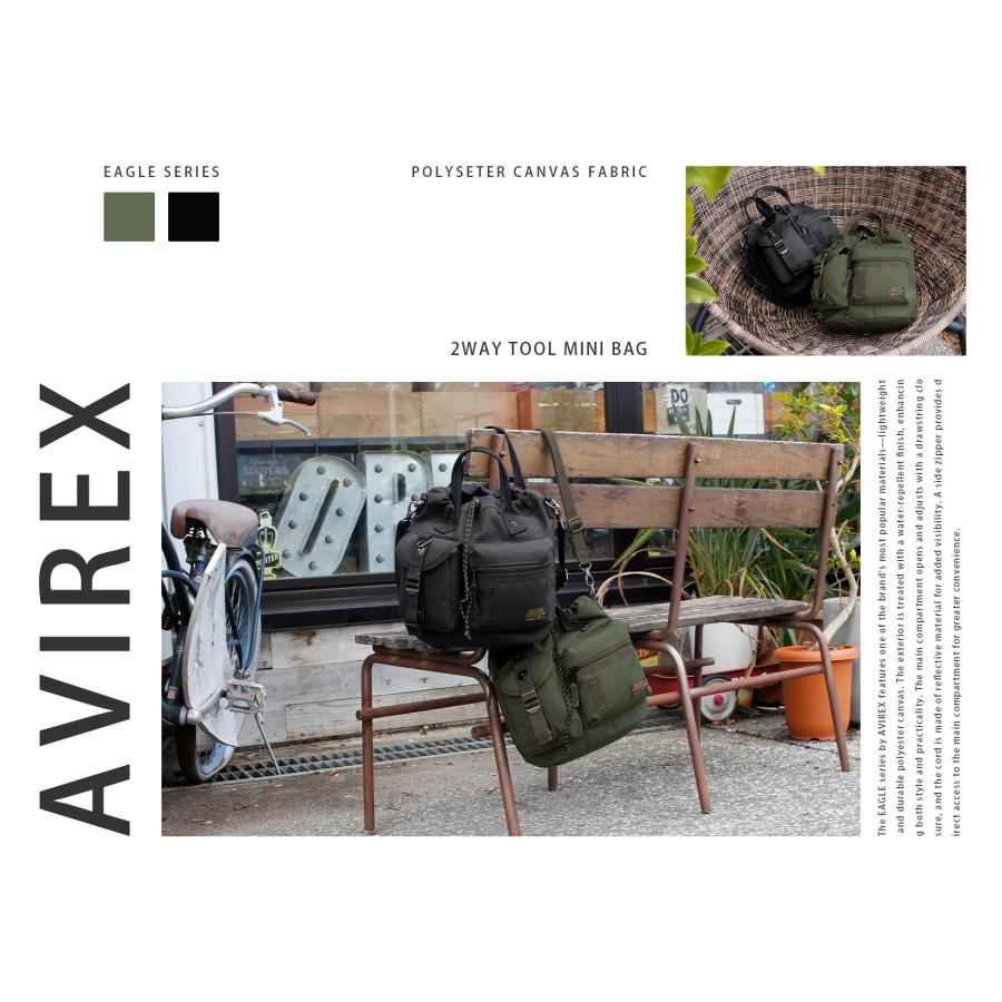 最大42% 4/28から アヴィレックス イーグル ショルダーバッグ トートバッグ メンズ レディース ブランド 斜めがけバッグ 撥水 10.4L 2WAY AVIREX EAGLE AVX3530 | AVIREX | 03
