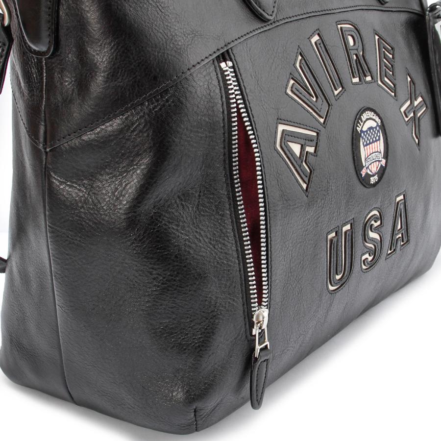 最大51% 2/3限定 アヴィレックス トートバッグ ショルダーバッグ メンズ レディース ブランド レザー 本革 大容量 大きめ 肩掛け A4 2WAY AVIREX AVX5627 | AVIREX | 10