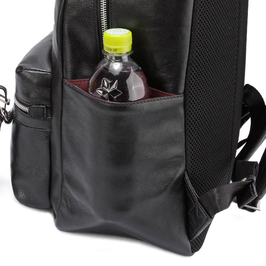 最大51% 1/13限定 アヴィレックス リュック メンズ レディース ブランド レザー 本革 通学 通勤 旅行 黒 A4 AVIREX AVX5628 | AVIREX | 09