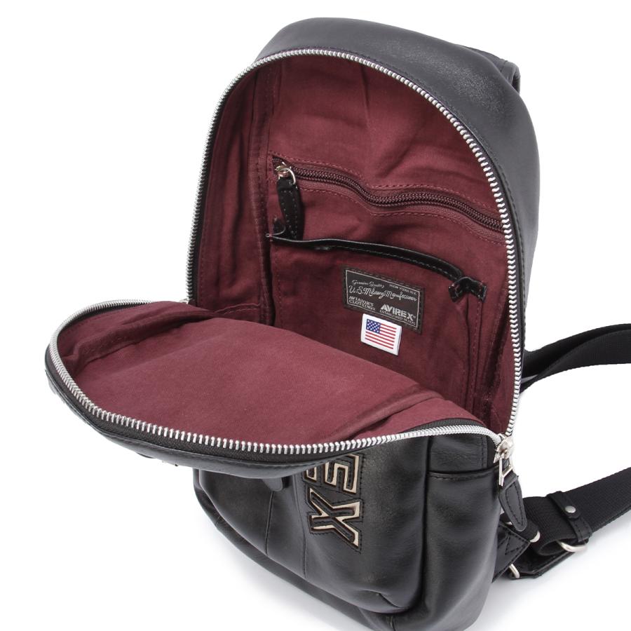 最大53% 2/27から アヴィレックス ボディバッグ ワンショルダーバッグ メンズ ブランド レザー 本革 軽量 縦型 斜めがけ B5 AVIREX AVX5629 | AVIREX | 12