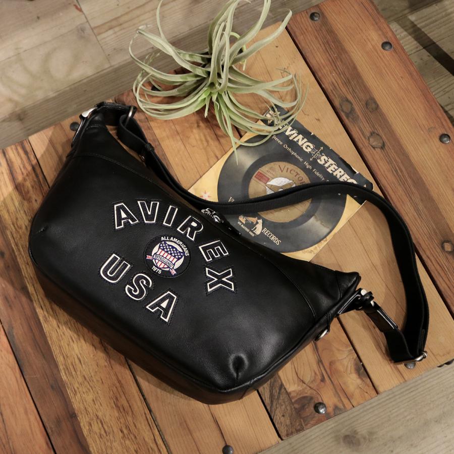 最大51% 1/11限定 アヴィレックス ショルダーバッグ メンズ ブランド レザー 本革 軽量 横型 舟形 小さめ A5 ブルト リミテッドエディション AVIREX AVX5650 | AVIREX | 10