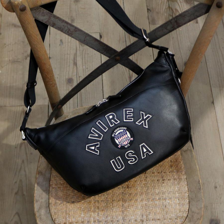 最大53% 2/27から アヴィレックス ショルダーバッグ メンズ ブランド レザー 本革 軽量 横型 舟形 小さめ A5 ブルト リミテッドエディション AVIREX AVX5650 | AVIREX | 11