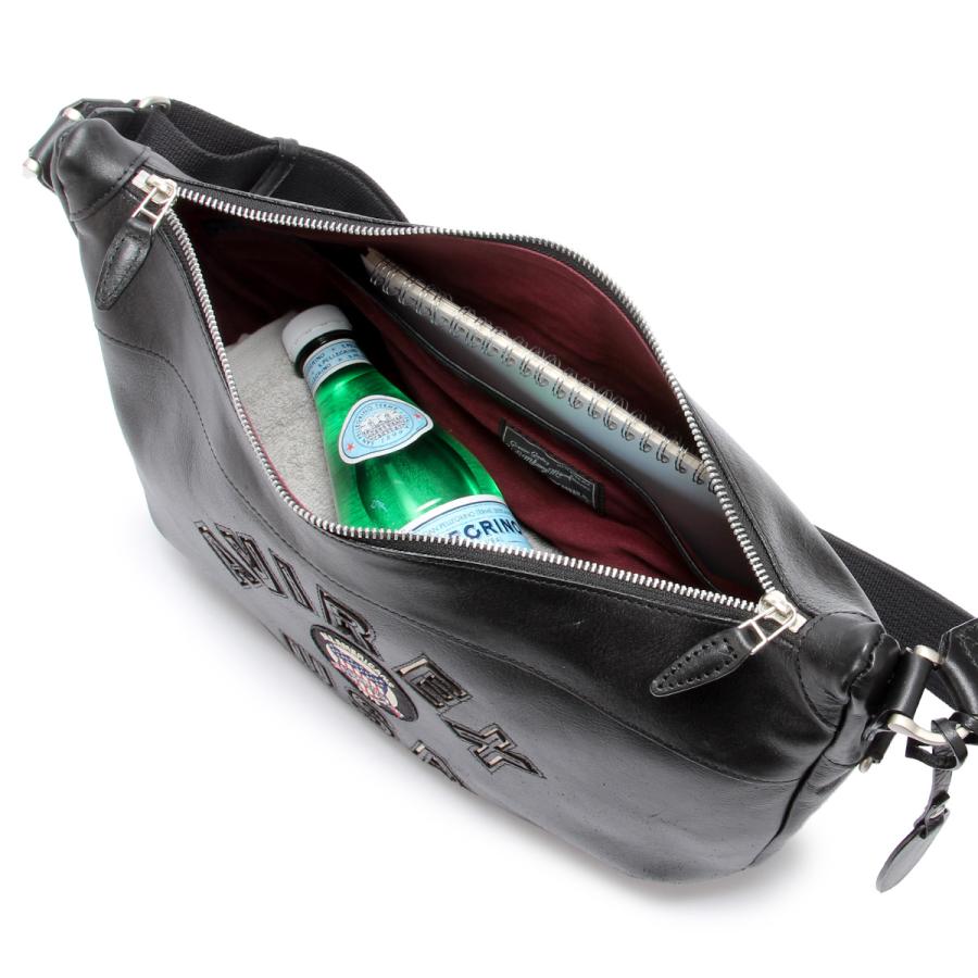 最大51% 1/11限定 アヴィレックス ショルダーバッグ メンズ ブランド レザー 本革 軽量 横型 舟形 小さめ A5 ブルト リミテッドエディション AVIREX AVX5650 | AVIREX | 13