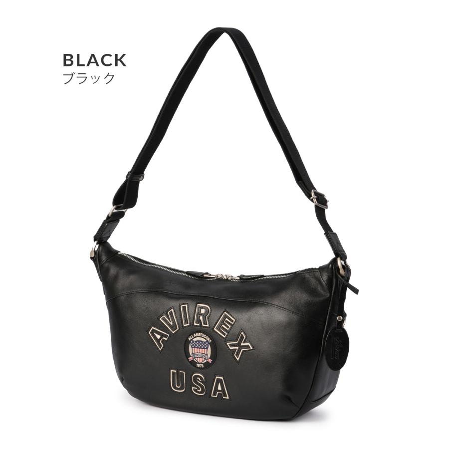 最大41% 3/25限定 アヴィレックス ショルダーバッグ メンズ ブランド レザー 本革 軽量 横型 舟形 小さめ A5 ブルト リミテッドエディション AVIREX AVX5650 | AVIREX | 03