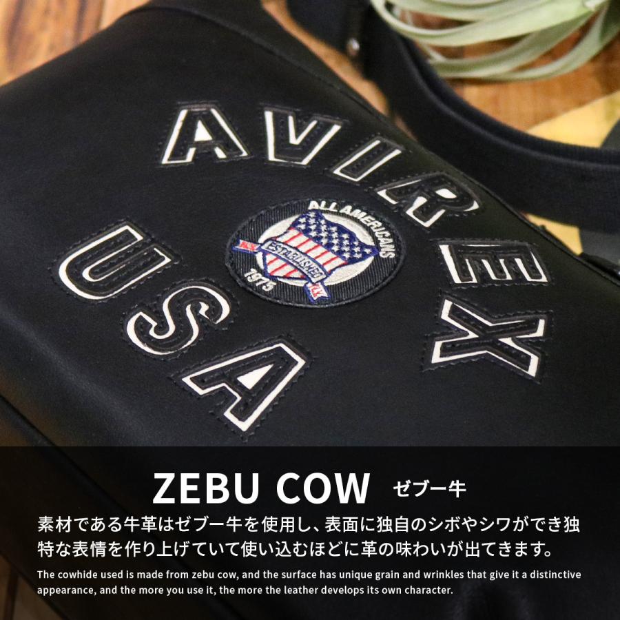 最大51% 1/11限定 アヴィレックス ショルダーバッグ メンズ ブランド レザー 本革 軽量 横型 舟形 小さめ A5 ブルト リミテッドエディション AVIREX AVX5650 | AVIREX | 06