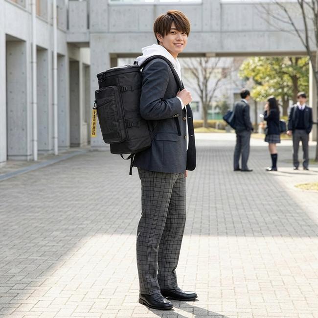 最大41% 5/5限定 アヴィレックス リュック メンズ レディース 大容量 軽量 撥水 女子 男子 中学 高校 スクエア ボックス型 スクールバッグ 30L AVIREX AVX598 | AVIREX | 05