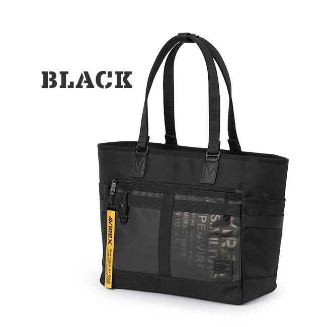 最大42% 2/3限定 アヴィレックス トートバッグ メンズ ブランド 軽量 撥水 横型 通勤 旅行 黒 肩掛け 大きめ A4 B4 ミリタリー アビレックス AVIREX AVX600 | AVIREX | 02