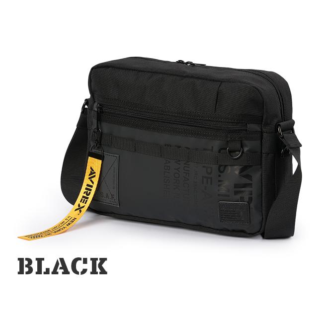 最大44% 2/27から アヴィレックス ショルダーバッグ メンズ ブランド 軽量 撥水 薄型 横型 斜めがけ 小さめ ミニ A5 ミリタリー アビレックス AVIREX AVX603 | AVIREX | 02