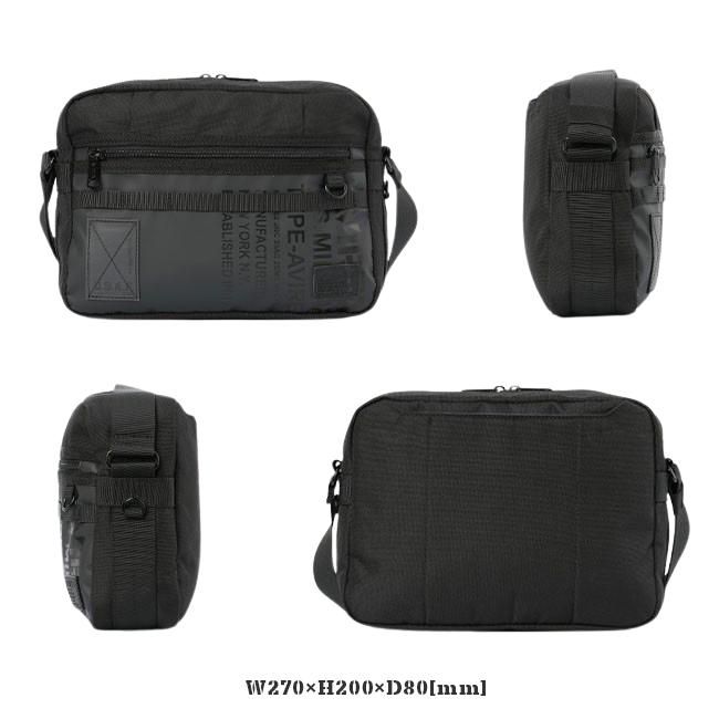 最大44% 3/22まで アヴィレックス ショルダーバッグ メンズ ブランド 軽量 撥水 薄型 横型 斜めがけ 小さめ ミニ A5 ミリタリー アビレックス AVIREX AVX603 | AVIREX | 03