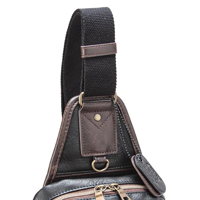 アヴィレックス ボディバッグ メンズ ブランド 軽量 斜めがけ PUレザー ワンショルダーバッグ ミリタリー A5 ラルガ AVIREX LARGA AX2031 | AVIREX | 13