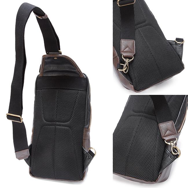 アヴィレックス ボディバッグ メンズ ブランド 軽量 斜めがけ PUレザー ワンショルダーバッグ ミリタリー A5 ラルガ AVIREX LARGA AX2031 | AVIREX | 14