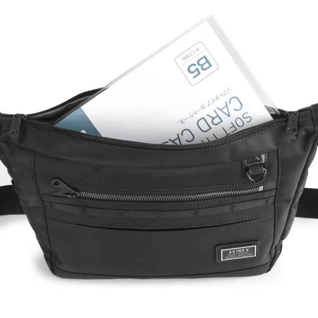 最大44% 3/22まで アヴィレックス ショルダーバッグ メンズ ブランド 軽量 舟型 抗菌 防臭加工 斜めがけ ミリタリー B5 ソリッド AVIREX SOLID AX2052 | AVIREX | 15