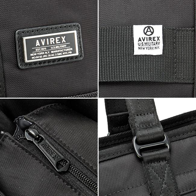 アヴィレックス トートバッグ メンズ ブランド 大きめ 大容量 軽量 抗菌 ファスナー付き A4 B4 アビレックス ソリッド AVIREX SOLID AX2054 | AVIREX | 14
