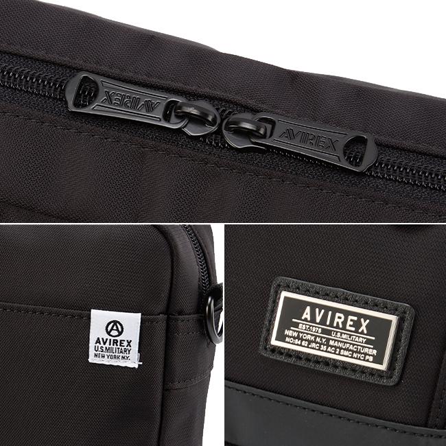 最大44% 2/27から アヴィレックス ミニショルダーバッグ メンズ ブランド 軽量 抗菌 薄型 横型 斜めがけ 小さめ A5 アビレックス ソリッド AVIREX AX2056 | AVIREX | 11