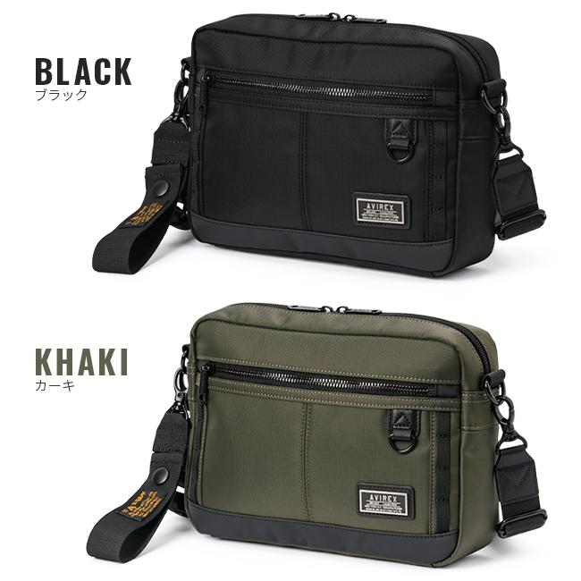 最大42% 4/28から アヴィレックス ミニショルダーバッグ メンズ ブランド 軽量 抗菌 薄型 横型 斜めがけ 小さめ A5 アビレックス ソリッド AVIREX AX2056 | AVIREX | 03
