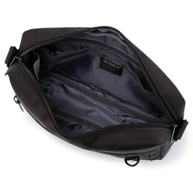 最大42% 4/28から アヴィレックス ミニショルダーバッグ メンズ ブランド 軽量 抗菌 薄型 横型 斜めがけ 小さめ A5 アビレックス ソリッド AVIREX AX2056 | AVIREX | 07