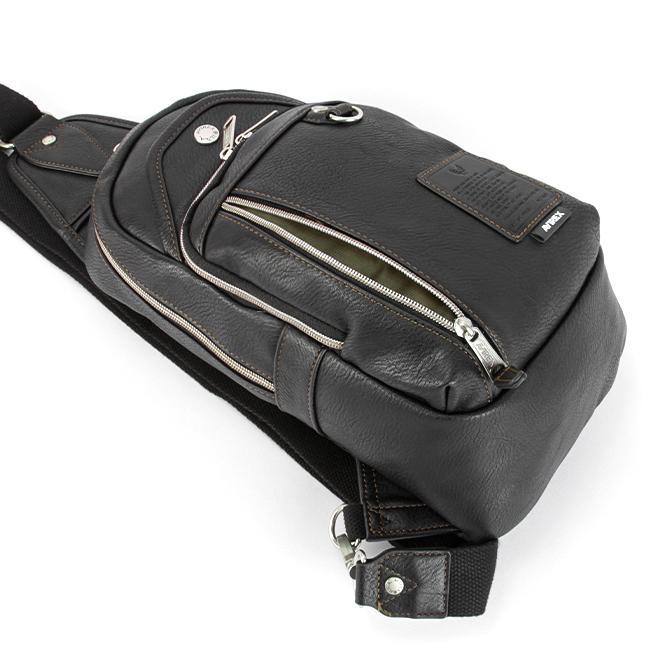 最大42% 4/28から アヴィレックス ボディバッグ ワンショルダーバッグ メンズ ブランド 軽量 撥水 合皮 ミリタリー スチュアート アビレックス AVIREX AX5001 | AVIREX | 11