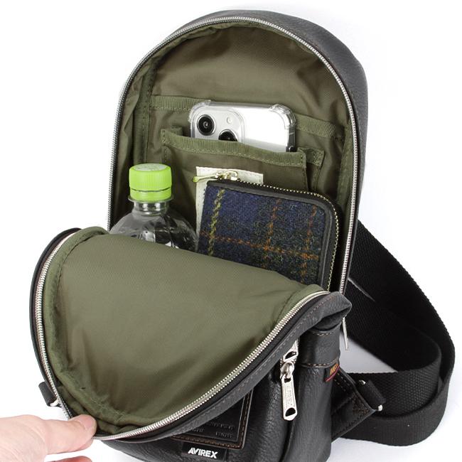 最大44% 3/22まで アヴィレックス ボディバッグ ワンショルダーバッグ メンズ ブランド 軽量 撥水 合皮 ミリタリー スチュアート アビレックス AVIREX AX5001 | AVIREX | 16