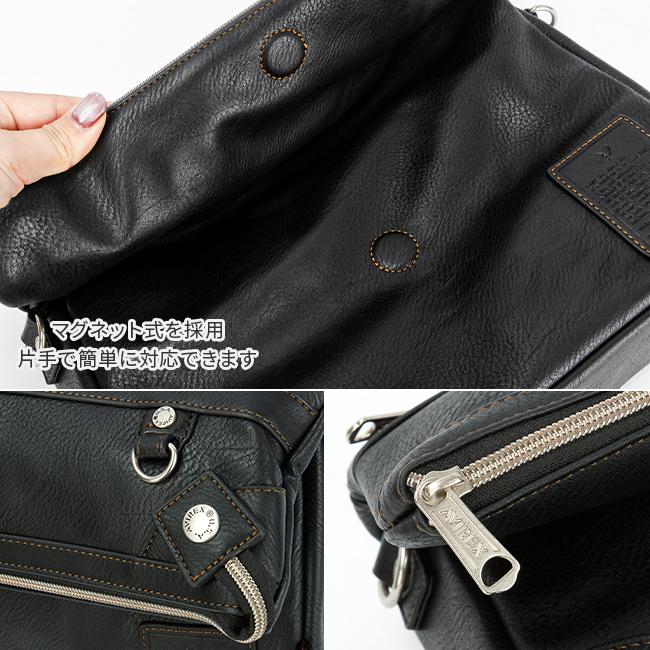 最大53% 2/27から アヴィレックス ショルダーバッグ メンズ ブランド 軽量 黒 斜めがけ 2WAY B5 A4 トートバッグ アビレックス ソリッド AVIREX SOLID AX5003 | AVIREX | 12