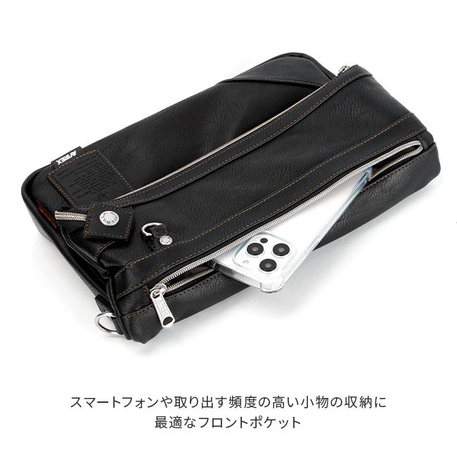 最大42% 8/30限定 アヴィレックス ショルダーバッグ メンズ ブランド 軽量 黒 斜めがけ 2WAY B5 A4 トートバッグ アビレックス ソリッド AVIREX SOLID AX5003 | AVIREX | 09