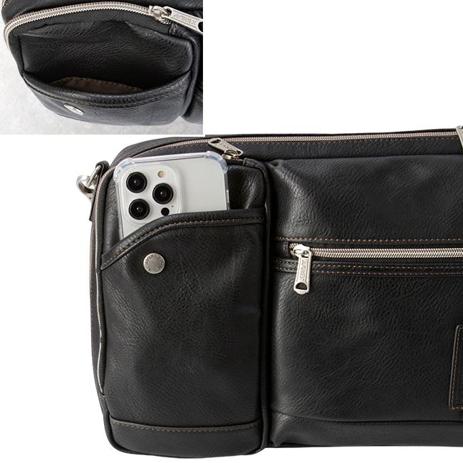 最大42% 4/28から アヴィレックス ショルダーバッグ ワンショルダーバッグ メンズ ブランド 軽量 合皮 大きめ 斜めがけ 2WAY B5 スチュアート AVIREX AX5004 | AVIREX | 08