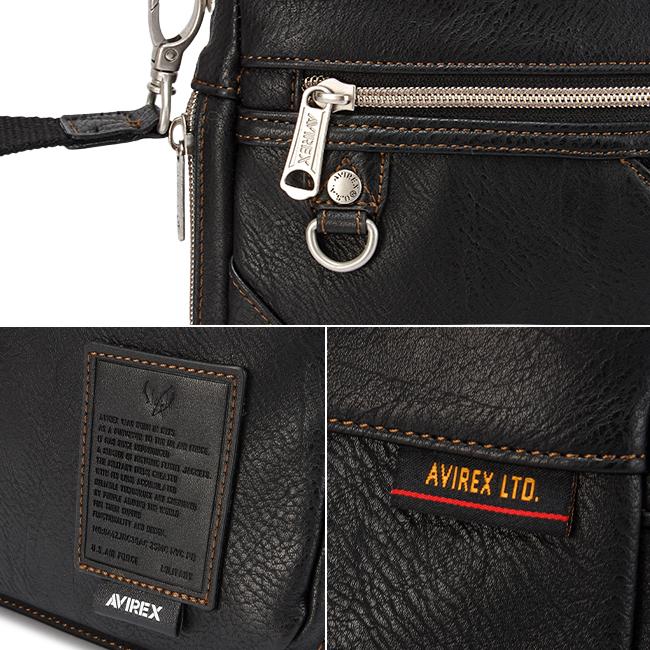 最大42% 4/28から アヴィレックス ミニショルダーバッグ メンズ ブランド 軽量 合皮 拡張 横型 斜めがけ 小さめ A5 アビレックス スチュアート AVIREX AX5006 | AVIREX | 12