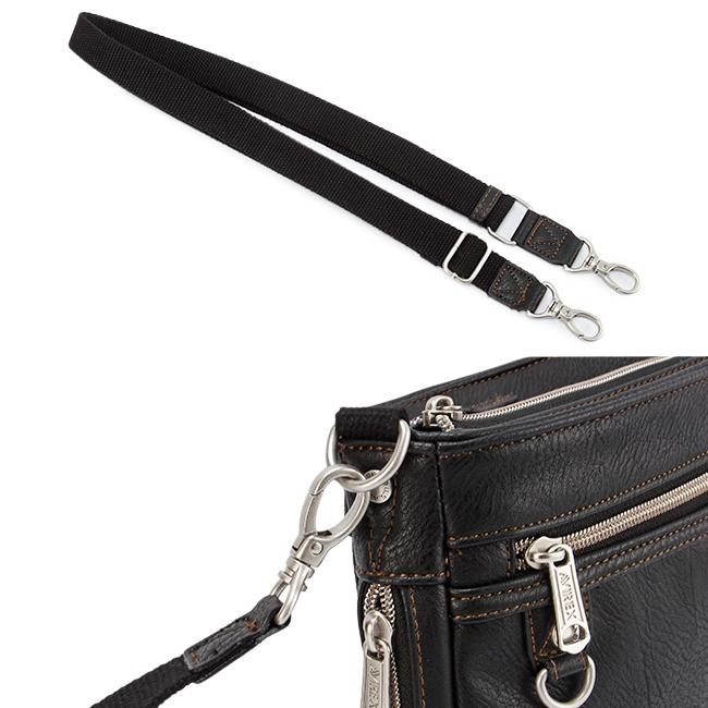 アヴィレックス ミニショルダーバッグ メンズ ブランド 軽量 合皮 拡張 横型 斜めがけ 小さめ A5 アビレックス スチュアート AVIREX AX5006 | AVIREX | 16