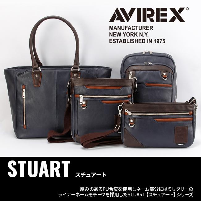 最大41% 9/27限定 アヴィレックス ミニショルダーバッグ メンズ ブランド 軽量 合皮 拡張 横型 斜めがけ 小さめ A5 アビレックス スチュアート AVIREX AX5006 | AVIREX | 04