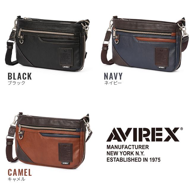最大42% 4/28から アヴィレックス ミニショルダーバッグ メンズ ブランド 軽量 合皮 拡張 横型 斜めがけ 小さめ A5 アビレックス スチュアート AVIREX AX5006 | AVIREX | 05
