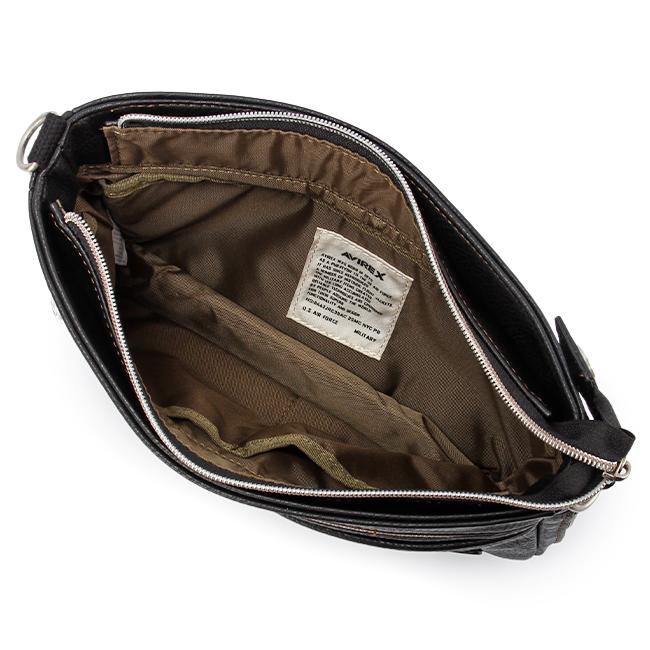 最大51% 1/11限定 アヴィレックス ミニショルダーバッグ メンズ ブランド 軽量 合皮 拡張 横型 斜めがけ 小さめ A5 アビレックス スチュアート AVIREX AX5006 | AVIREX | 09