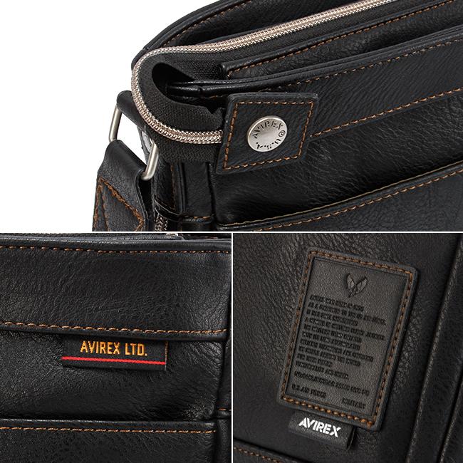 最大53% 2/27から アヴィレックス ショルダーバッグ メンズ ブランド 軽量 合皮 拡張 縦型 斜めがけ B5 アビレックス スチュアート AVIREX STUART AX5007 | AVIREX | 12