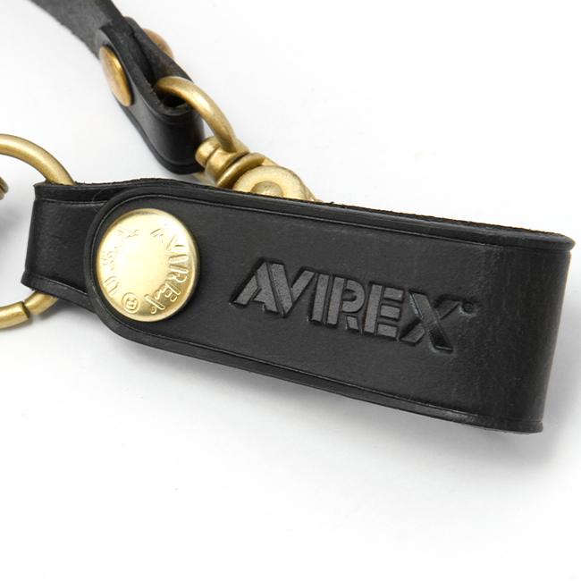 最大42% 8/30限定 アヴィレックス アビレックス ウォレットチェーン ウォレットコード レザー 本革 黒 AVIREX AX9304 | AVIREX | 10