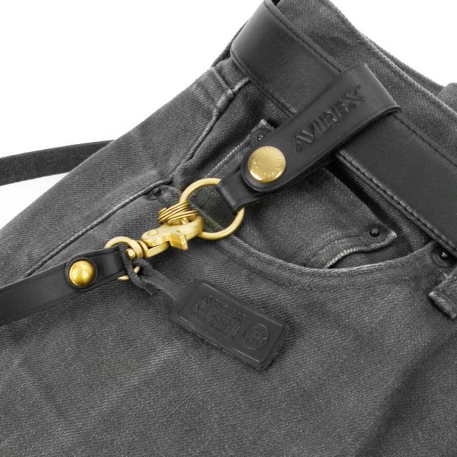 最大41% 3/25限定 アヴィレックス アビレックス ウォレットチェーン ウォレットコード レザー 本革 黒 AVIREX AX9304 | AVIREX | 15