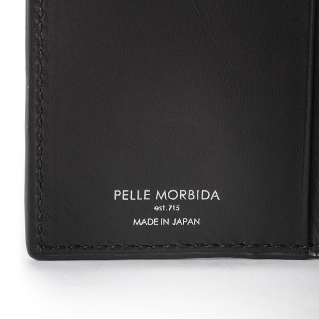 ペッレモルビダ PELLEMORBIDA キーケース 本革 ブラック PELLE MORBIDA（ペッレ モルビダ） キーケース 3連 スマートキー 本革